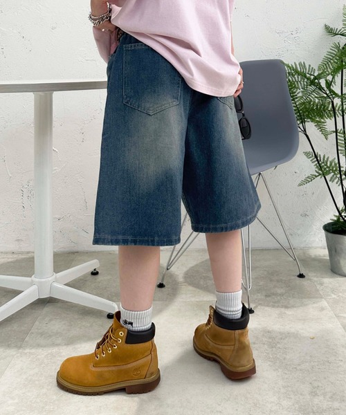 sedacle(セダクル)の「デザインハーフパンツ(デニムパンツ・メンズ・インディゴブルー・SMALL/MEDIUM/LARGE)」の3枚目の写真