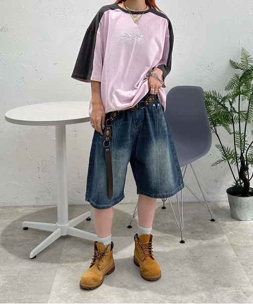 sedacle(セダクル)の「デザインハーフパンツ(デニムパンツ・メンズ・インディゴブルー・SMALL/MEDIUM/LARGE)」の5枚目の写真