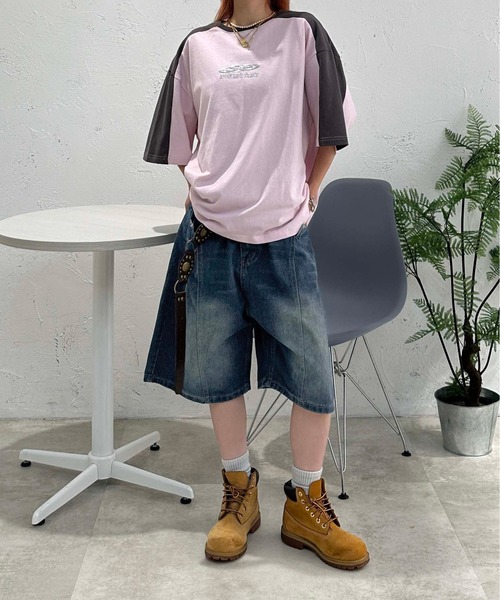 sedacle(セダクル)の「デザインハーフパンツ(デニムパンツ・メンズ・インディゴブルー・SMALL/MEDIUM/LARGE)」の6枚目の写真