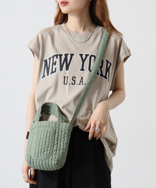 ROOTOTE（ルートート）の「ルートート　キルティング2WAYミニショルダー（ショルダーバッグ・レディース・アッシュグレー/セージグリーン/サンドベージュ/ピンク/ライトパープル/スミクロ・F）」の15枚目の写真