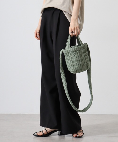 ROOTOTE（ルートート）の「ルートート　キルティング2WAYミニショルダー（ショルダーバッグ・レディース・アッシュグレー/セージグリーン/サンドベージュ/ピンク/ライトパープル/スミクロ・F）」の17枚目の写真