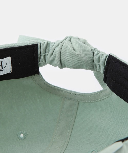 ROPE' PICNIC（ロペピクニック）の「【KIDS】バックリボンキャップ/リンクコーデ（キャップ・キッズ・キナリ/ライトグリーン・FREE）」の16枚目の写真