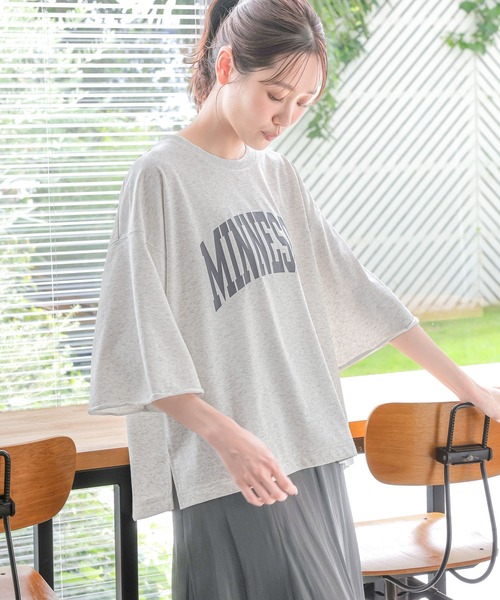 セール】乾きやすいプリント7分袖/115476（Tシャツ/カットソー