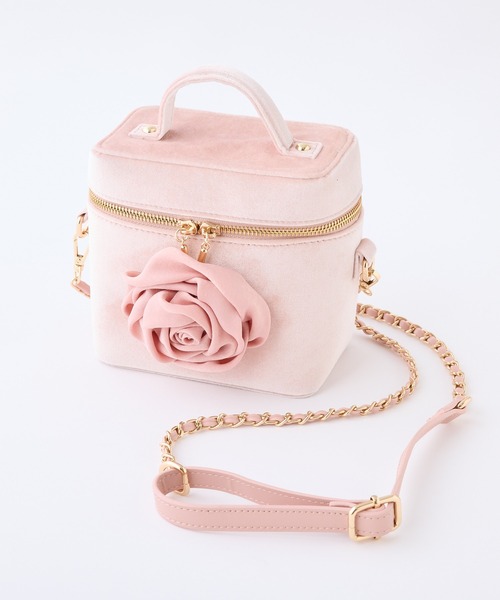 one after another NICE CLAUP（ワンアフターアナザーナイスクラップ）の「【plume】ローズバニティショルダーバッグ（ショルダーバッグ・レディース・ブラック/アイボリー/ピンク・FREE）」の11枚目の写真