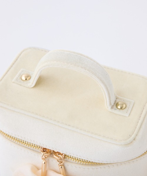 one after another NICE CLAUP（ワンアフターアナザーナイスクラップ）の「【plume】ローズバニティショルダーバッグ（ショルダーバッグ・レディース・ブラック/アイボリー/ピンク・FREE）」の13枚目の写真