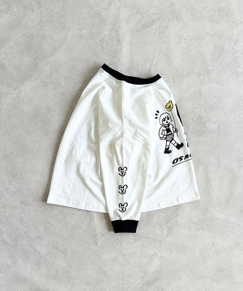 MARKEY'S（マーキーズ）の「【YUKI HORIMOTO】別注KIDSロンT（Tシャツ/カットソー・キッズ・レッド/ブラック・80/90/100/110/120/130/140/150）」の5枚目の写真