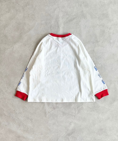MARKEY'S（マーキーズ）の「【YUKI HORIMOTO】別注KIDSロンT（Tシャツ/カットソー・キッズ・レッド/ブラック・80/90/100/110/120/130/140/150）」の13枚目の写真