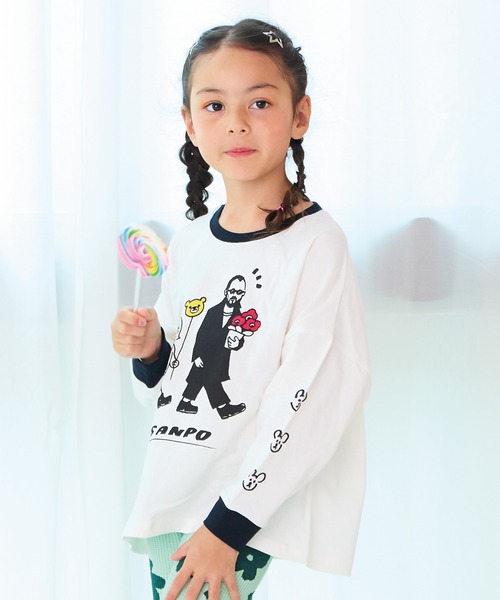 MARKEY'S（マーキーズ）の「【YUKI HORIMOTO】別注KIDSロンT（Tシャツ/カットソー・キッズ・レッド/ブラック・80/90/100/110/120/130/140/150）」の7枚目の写真