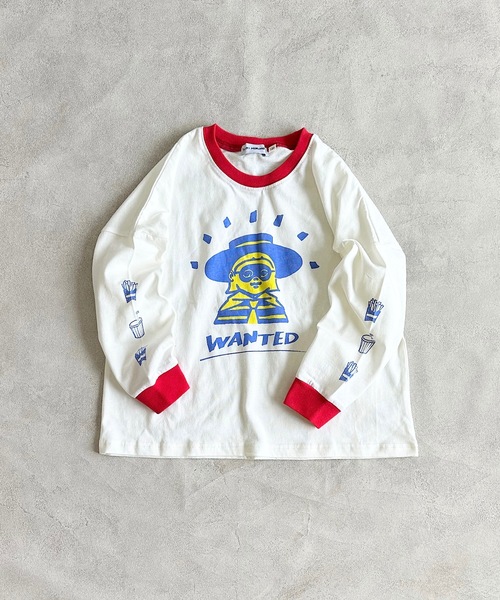 MARKEY'S（マーキーズ）の「【YUKI HORIMOTO】別注KIDSロンT（Tシャツ/カットソー・キッズ・レッド/ブラック・80/90/100/110/120/130/140/150）」の12枚目の写真