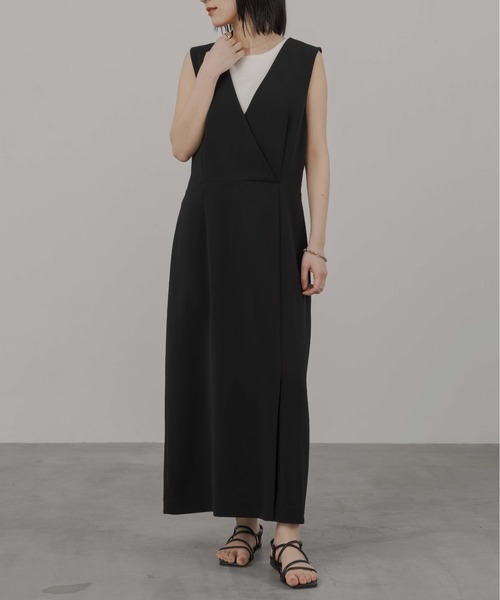 1chaku.（イッチャク）の「Vネックロングワンピース（ドレス）」 - WEAR