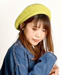 MARAI（マーライ）の「ニットベレー帽（ハンチング/ベレー帽）」