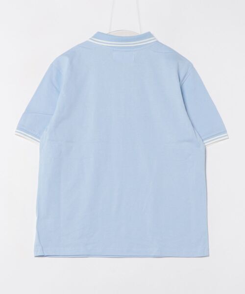 nemne store(ネンネストア)の「【低身長サイズあり】ハートポロシャツ(ポロシャツ・レディース・ライトブルー/アイボリー/ブラウン・MEDIUM/SMALL)」の7枚目の写真