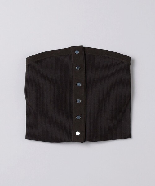 UNITED ARROWS(ユナイテッドアローズ)の「リブニット ビスチェ(チューブトップ・レディース・ダークグレー/ブラック・FREE)」の13枚目の写真