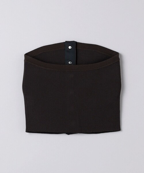 UNITED ARROWS(ユナイテッドアローズ)の「リブニット ビスチェ(チューブトップ・レディース・ダークグレー/ブラック・FREE)」の14枚目の写真