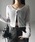 me+em select�i�~�[���Z���N�g�j�́u�y �Rcolor �z�t�����g�{�^���V�A�[�V���[�g�J�[�f�B�K�� �^ front botton sheer short cardigan�i�J�[�f�B�K��/�{�����j�v�b�A�C�{���[