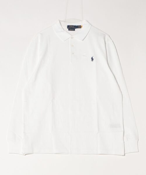 POLO RALPH LAUREN（ポロ ラルフ ローレン）の「カスタム スリム フィット ストレッチ メッシュ ポロシャツ（ポロシャツ・メンズ・ホワイト・XL/XS/XXL/S/M/L）」の3枚目の写真