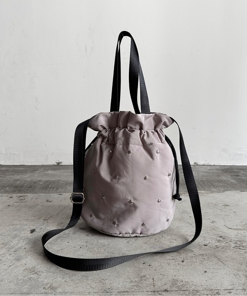 SPRUCE(スプルース)の「EM:SPRUCE ブラザスタッズショルダー(ショルダーバッグ・レディース・ネイビー/グレー/カーキ/ブラック・FREE)」の16枚目の写真