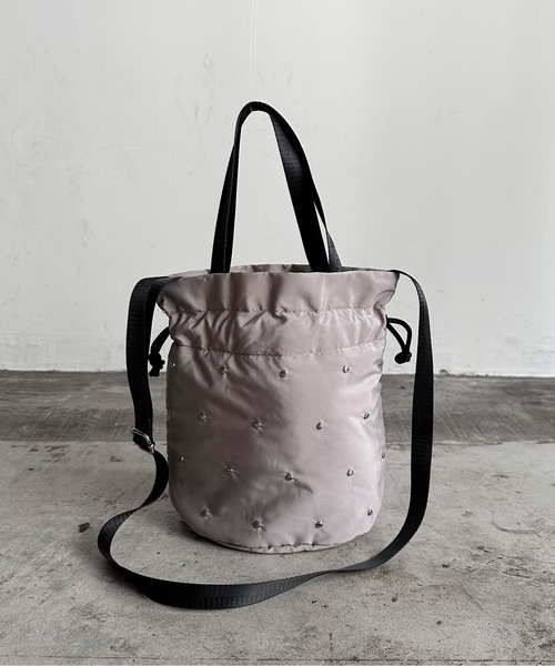 SPRUCE(スプルース)の「EM:SPRUCE ブラザスタッズショルダー(ショルダーバッグ・レディース・ネイビー/グレー/カーキ/ブラック・FREE)」の17枚目の写真