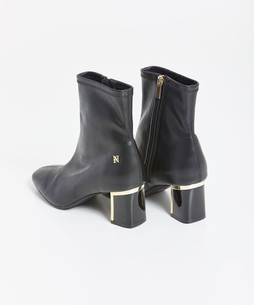 NOELA（ノエラ）の「ストレッチロゴショートブーツ（ブーツ・レディース・ブラウン/グレー/ブラック・S/M/L）」の5枚目の写真