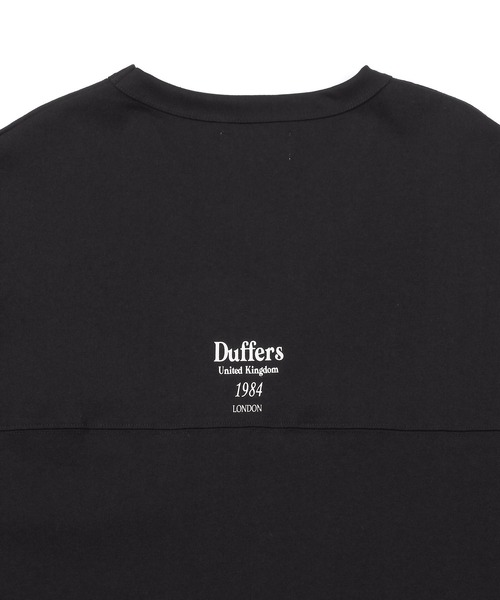 Vintage DUFFER ST.GEORGE両V半袖スウェット セール】FOOTBALL 3/4 SLEEVE TEE：7分袖 フットボール Vネック