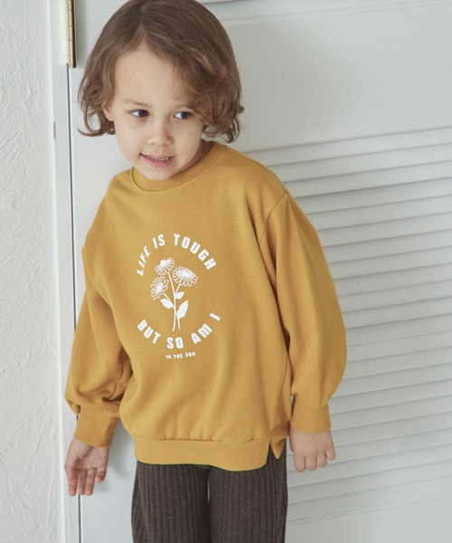 pairmanon（ペアマノン）の「裏毛 選べる8デザイン ポップ プリントトレーナー（スウェット・キッズ・ホワイト系その他/パープル系その他/ベージュ系その他2/ブルー系その他4/ブルー系その他2/ピンク系その他/ブルー系その他3/グレー系その他/イエロー系その他/ベージュ系その他/グリーン系その他/ブルー系その他/グリーン系その他2/ピンク系その他2/ブラック系その他/オレンジ系その他・110/150/140/120/90/100/130）」の13枚目の写真