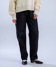 [D.M.G / ディーエムジー] 12ozブラックデニム カーブラインパンツ