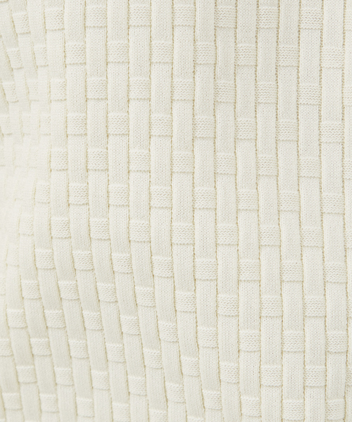 ABAHOUSE GRAY(アバハウスグレイ)の「【ハイストレッチ】幾何学 ジャガード クルーネックニット(ニット/セーター・メンズ・ブラック/ホワイト/ネイビー/モカ・48/46)」の11枚目の写真