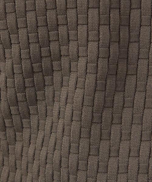 ABAHOUSE GRAY(アバハウスグレイ)の「【ハイストレッチ】幾何学 ジャガード クルーネックニット(ニット/セーター・メンズ・ブラック/ホワイト/ネイビー/モカ・48/46)」の14枚目の写真