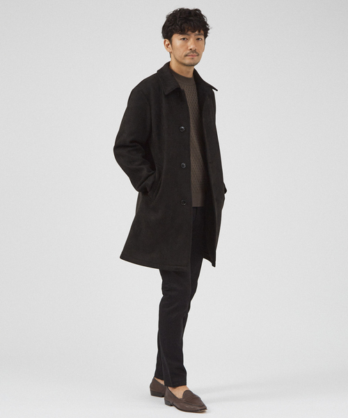 ABAHOUSE GRAY(アバハウスグレイ)の「【ハイストレッチ】幾何学 ジャガード クルーネックニット(ニット/セーター・メンズ・ブラック/ホワイト/ネイビー/モカ・48/46)」の16枚目の写真