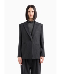 【A|X アルマーニ エクスチェンジ】ウールミックスフランネルジャケット