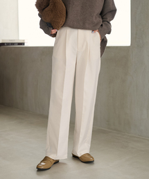 JOURNAL STANDARD relume（ジャーナルスタンダード　レリューム）の「ストレッチツイルタックパンツ（スラックス）」