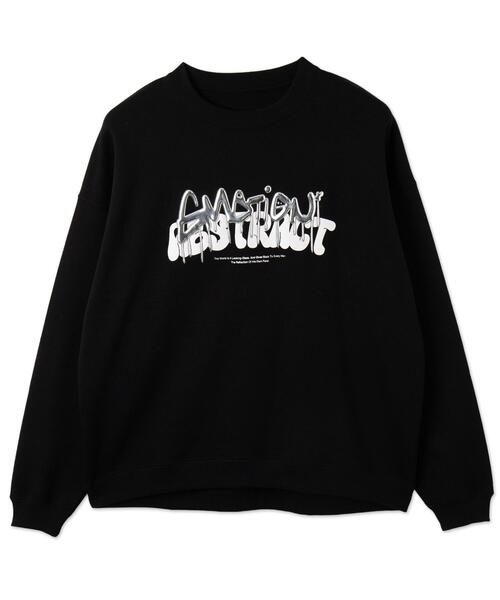 WEGO(ウィゴー)の「WEGO/メタリックロゴプルオーバー(スウェット・メンズ・ホワイト/ブラック・MEDIUM/LARGE)」の12枚目の写真