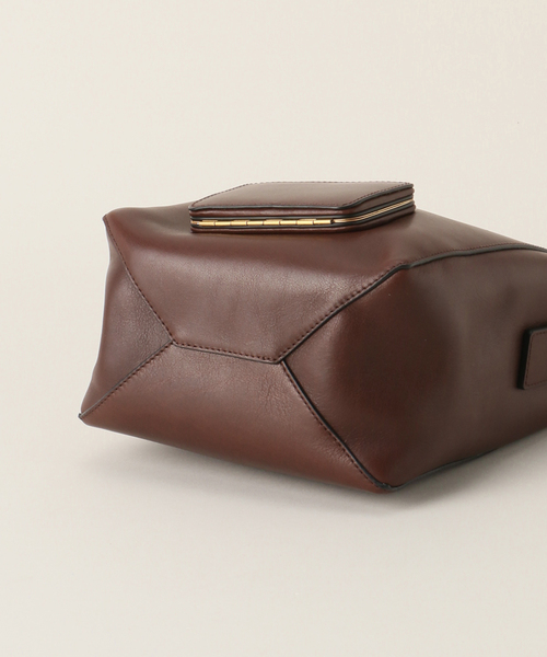 plage レザー バッグ バケツ Plage バケツ型レザーバッグ レッド