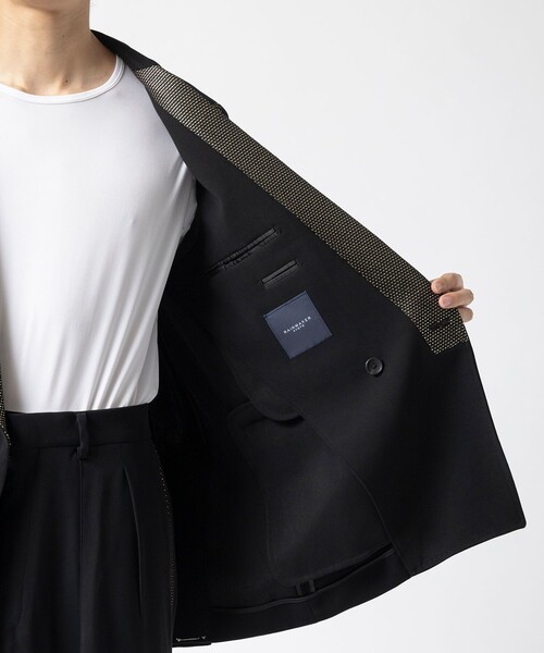 RAINMAKER(レインメーカー)の「【RAINMAKER/レインメーカー】TUXEDO JACKET(テーラードジャケット・メンズ・ブラック・3)」の11枚目の写真