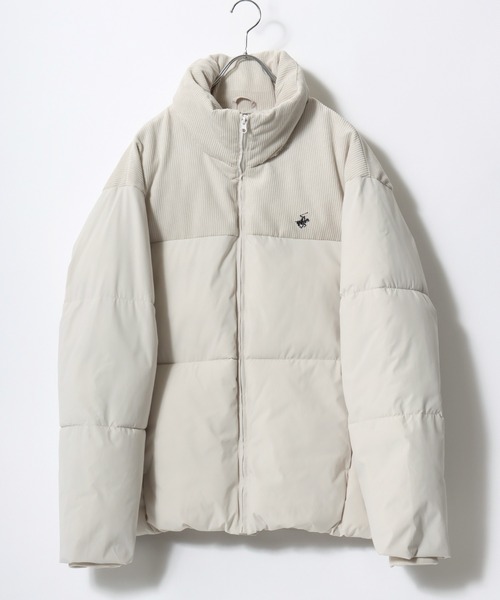 BEVERLY HILLS POLO CLUB（ビバリーヒルズポロクラブ）の「2025AW BEVERLY HILLS POLO CLUB/ビバリーヒルズポロクラブ 撥水 防風  オーバーサイズ パディング中綿 ファイバーダウン スタンドジャケット レディース メンズ（ダウンジャケット/コート・メンズ・チャコール/オフホワイト/ブラック/ブラック系その他/ベージュ/ホワイト系その他・M/L/LL）」の11枚目の写真