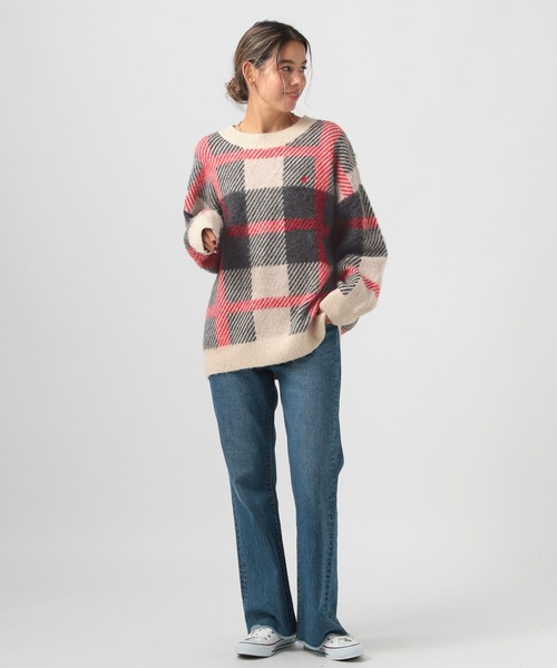 BEVERLY HILLS POLO CLUB（ビバリーヒルズポロクラブ）の「【BEVERLY HILLS POLO CLUB(ビバリーヒルズポロクラブ)】別注ニット（ニット/セーター・レディース・ベージュ/ブルー/グリーン・FREE）」の22枚目の写真