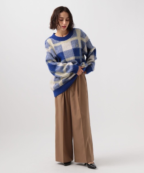 BEVERLY HILLS POLO CLUB（ビバリーヒルズポロクラブ）の「【BEVERLY HILLS POLO CLUB(ビバリーヒルズポロクラブ)】別注ニット（ニット/セーター・レディース・ベージュ/ブルー/グリーン・FREE）」の17枚目の写真