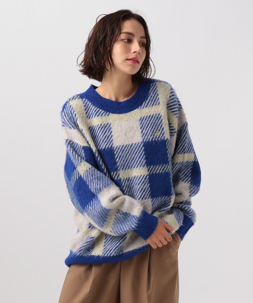 BEVERLY HILLS POLO CLUB（ビバリーヒルズポロクラブ）の「【BEVERLY HILLS POLO CLUB(ビバリーヒルズポロクラブ)】別注ニット（ニット/セーター・レディース・ベージュ/ブルー/グリーン・FREE）」の14枚目の写真