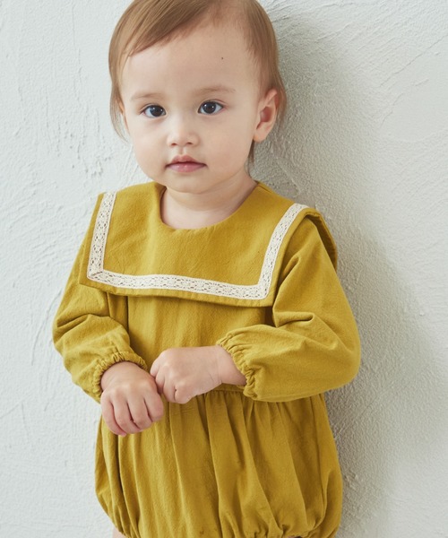 pairmanon（ペアマノン）の「【ベビー】セーラー レース ロンパース（ロンパース・キッズ・アイボリー/カーキ/マスタード/ダークブルー・70/80）」の20枚目の写真