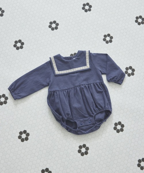 pairmanon（ペアマノン）の「【ベビー】セーラー レース ロンパース（ロンパース・キッズ・アイボリー/カーキ/マスタード/ダークブルー・70/80）」の22枚目の写真