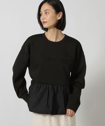 LAKOLE | 布帛切替ペプラムプルオーバー / 149367(スウェット)