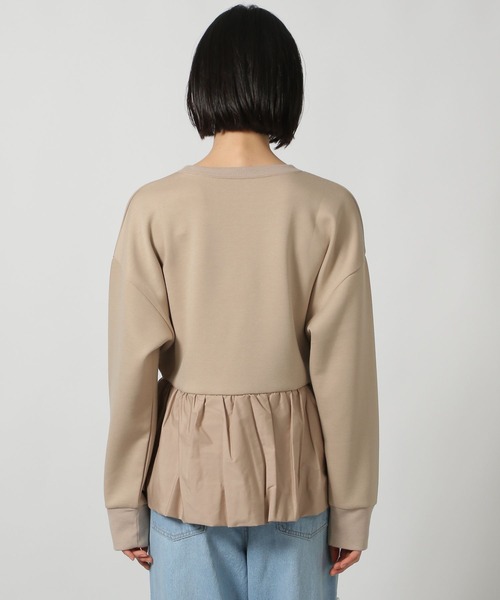 LAKOLE（ラコレ）の「布帛切替ペプラムプルオーバー / 149367（スウェット・レディース・ブラウン系その他/アイボリー/ブラック・FREE）」の22枚目の写真