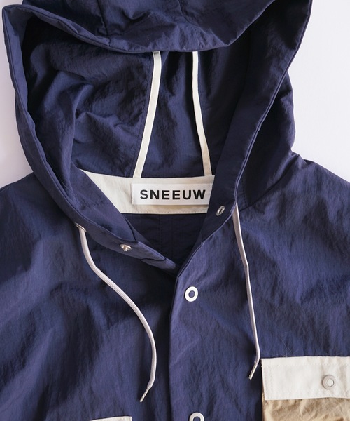 sneeuw スニュウ パネルパーカー パネルマウンテンパーカー（マウンテンパーカー）｜sneeuw