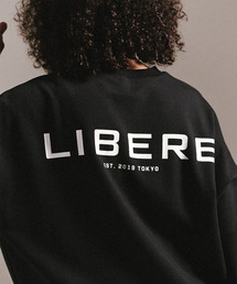 LIBERE リベーレ / LIBERE LOGO CREWNECK SWEAT ロゴグラフィックプリントクルーネックウェット ビッグシルエットトレーナー / 245213-245214-245215