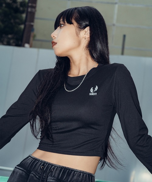 Subciety(サブサエティ)の「Orb L/S TEE【WOMEN】(Tシャツ/カットソー・レディース・グレー/ブラック/ホワイト・FREE)」の3枚目の写真