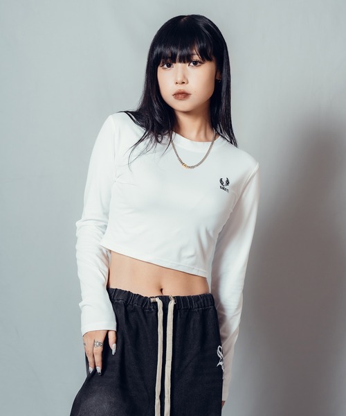 Subciety(サブサエティ)の「Orb L/S TEE【WOMEN】(Tシャツ/カットソー・レディース・グレー/ブラック/ホワイト・FREE)」の7枚目の写真