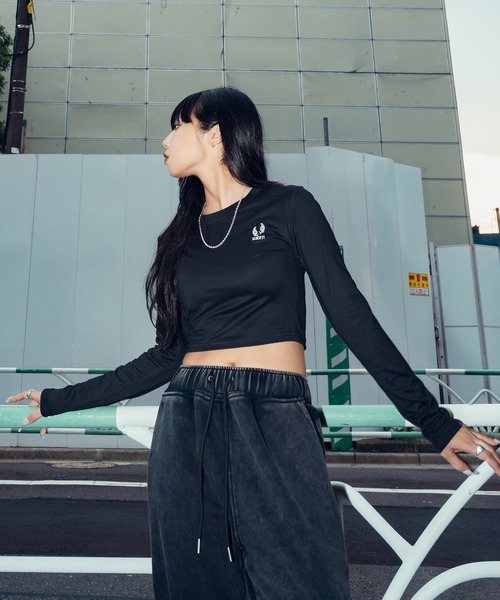 Subciety(サブサエティ)の「Orb L/S TEE【WOMEN】(Tシャツ/カットソー・レディース・グレー/ブラック/ホワイト・FREE)」の11枚目の写真