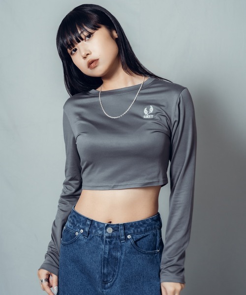 Subciety(サブサエティ)の「Orb L/S TEE【WOMEN】(Tシャツ/カットソー・レディース・グレー/ブラック/ホワイト・FREE)」の9枚目の写真