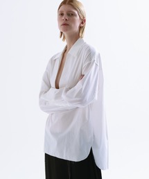 CREDONA | 2025.2 11215 THE C】 SKIPPER SHIRT/スキッパーシャツ(シャツ/ブラウス)