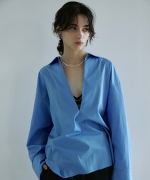 【THE C】 SKIPPER SHIRT/スキッパーシャツ